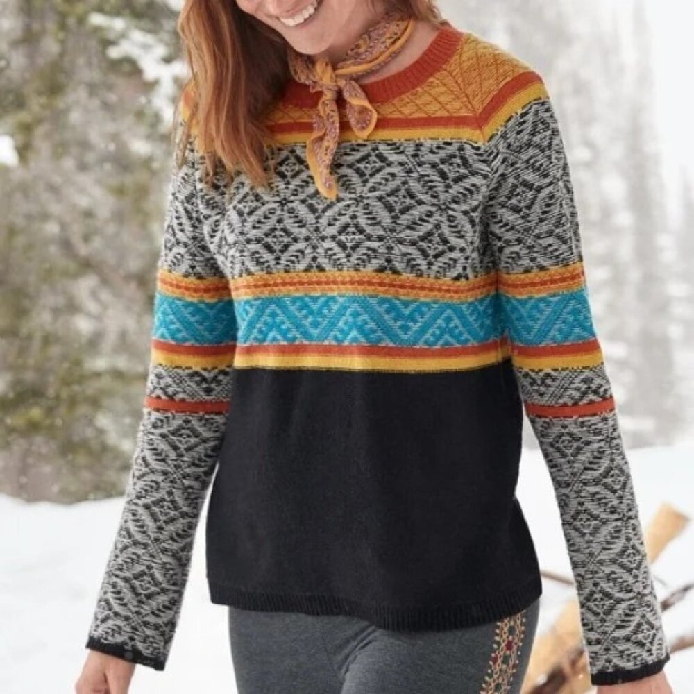 Sundance sweater Emily Jane Pullover Lambswool blend  Size Medium